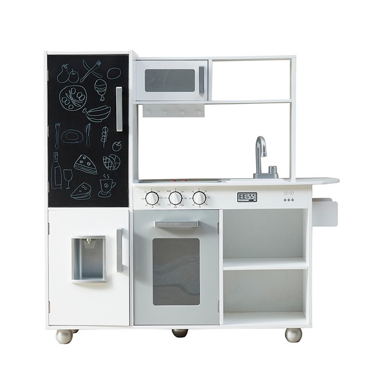 Wooden Kitchen Toy With Blackboard